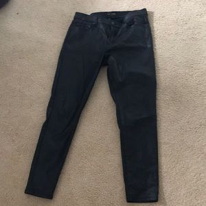 Banana Republic skinny fit coated denim womans 10R